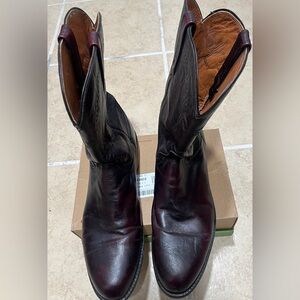 Lucchese Tan Leather Boots